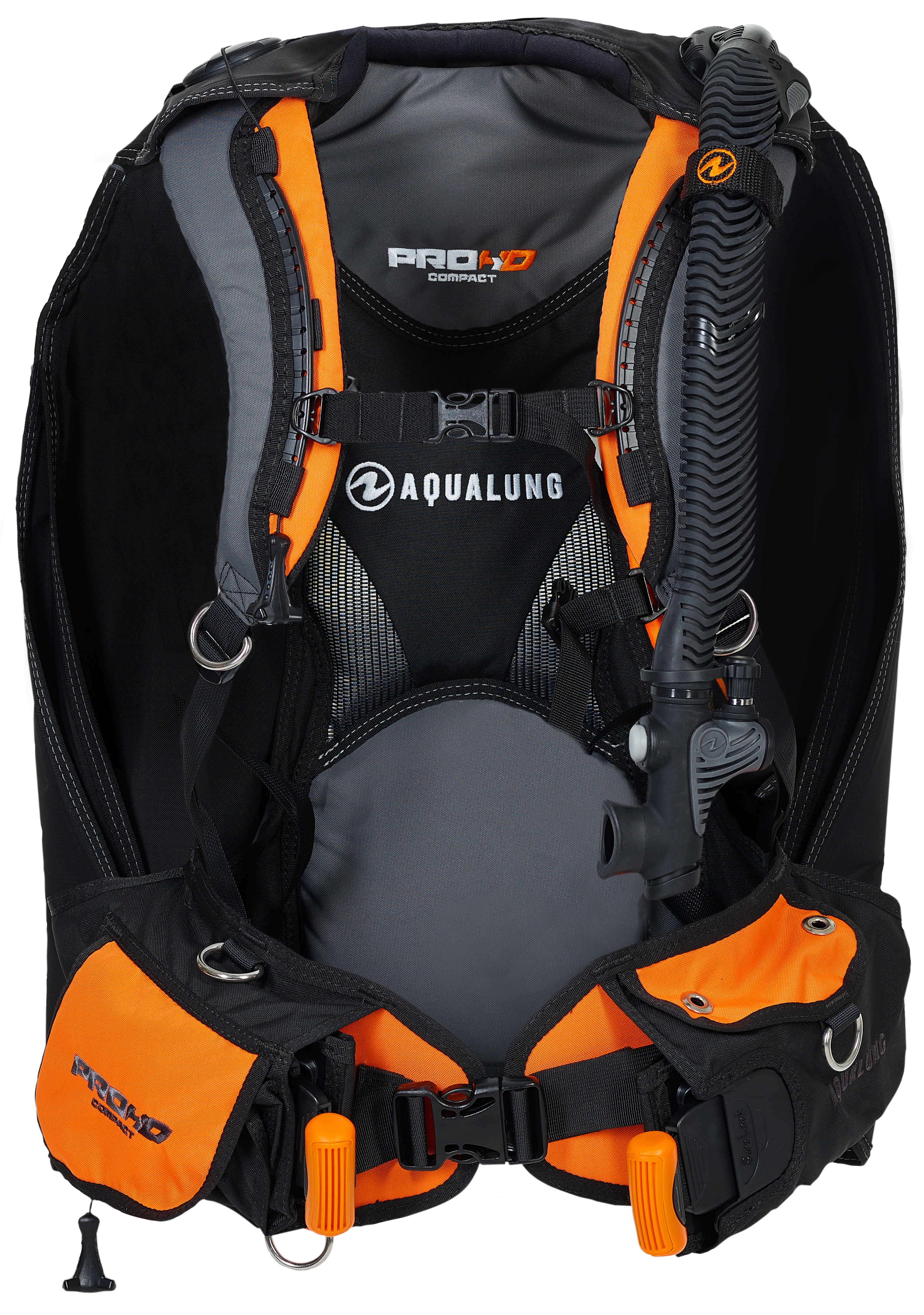 BC1650108_Pro-HD-Compact_Orange_02_front Aqualung PRO HD COMPACT Taucherjacket Tarierweste