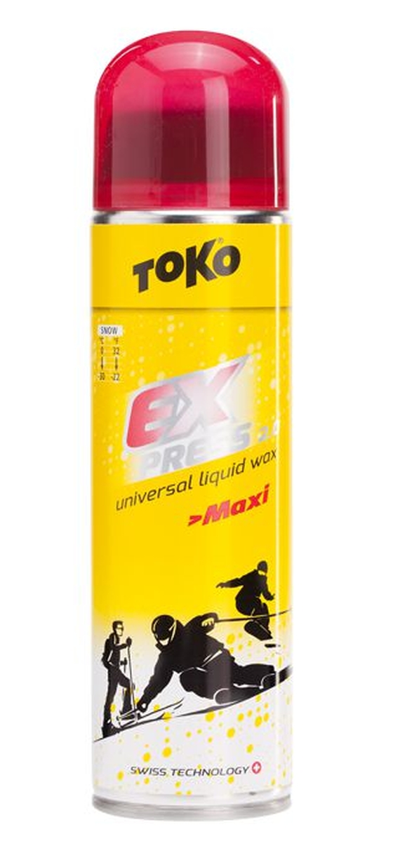 5509264_express_maxi_200ml_roterdeckel1 TOKO EXPRESS MAXI Flüssigskiwachs Skiwachs