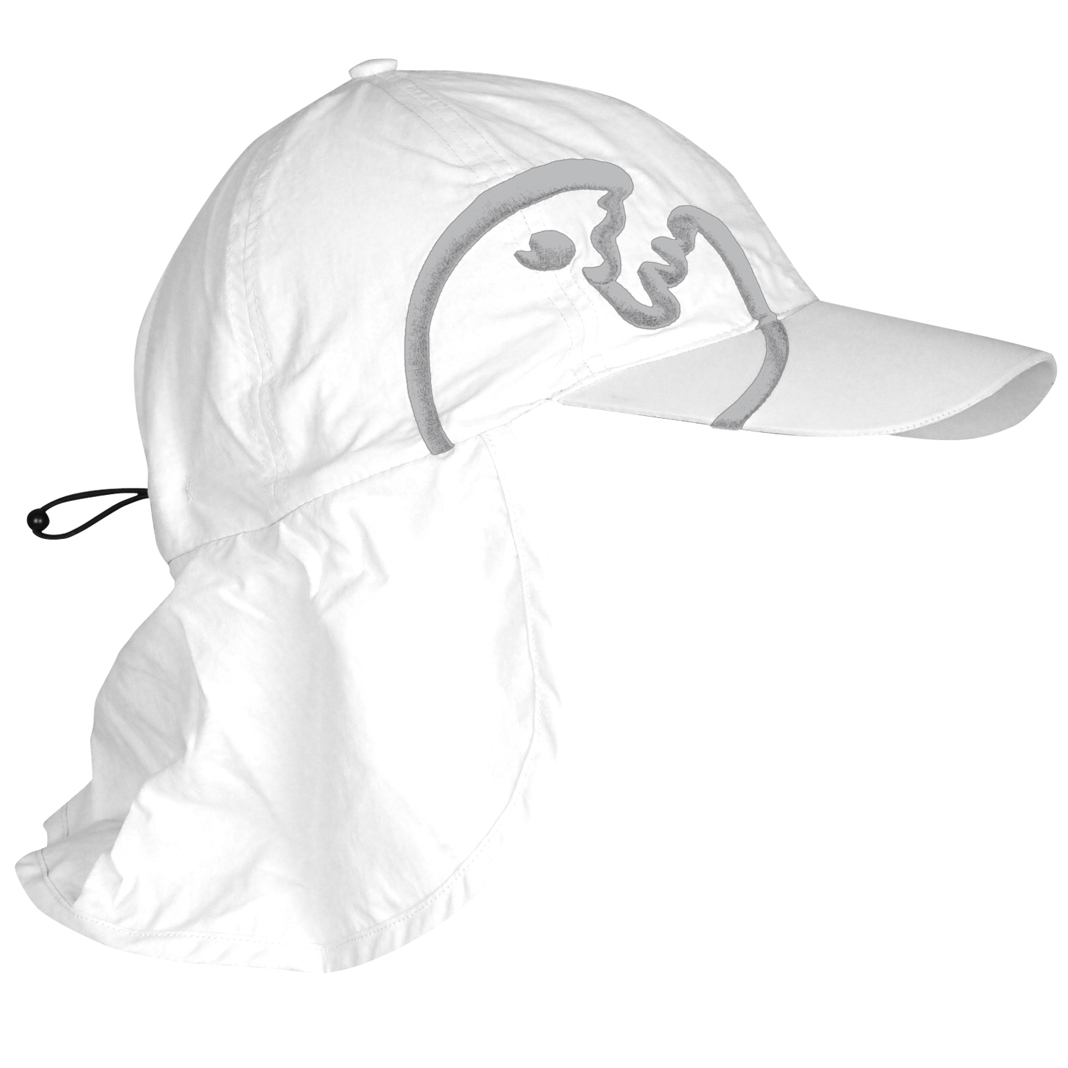 328401_2100_white IQ Cap & Neck Bites Kids UV 200+ UV Schutz (50-55 cm)