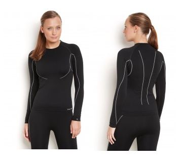 falkelangarmshirt33071-3000damenblack FALKE Comfort Fit Longsleeve Shirt Damen Skiunterwäsche Gr. M