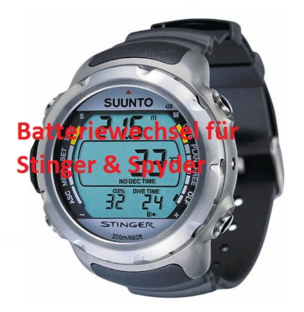 batteriewechselstinger Batterieservice / Batteriewechsel vom Profi für Suunto Stinger Spyder