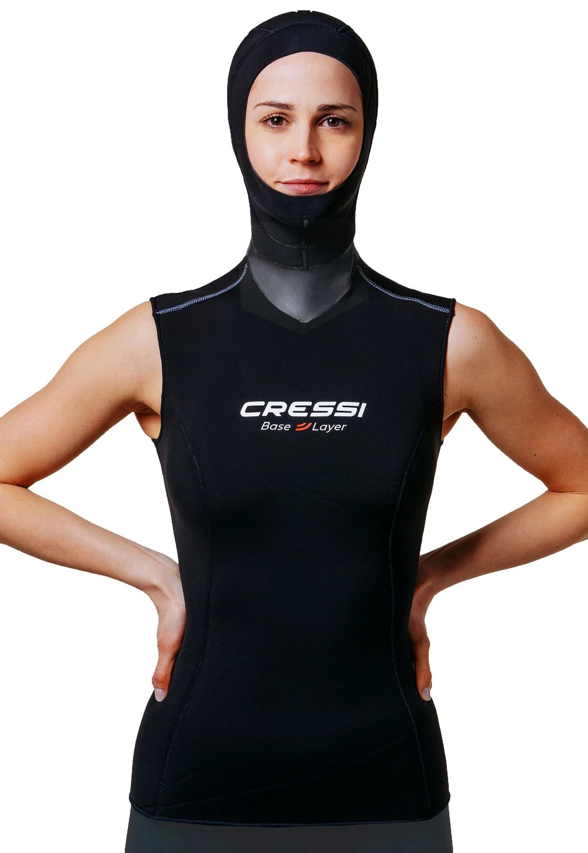 CRESSI Base Layer 2,5 mm Hooded Vest Damen Unterziehweste Unterzieher